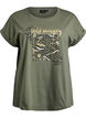 T-shirt met dierenprint en tekst, Thyme W. Wild, Packshot image number 0