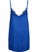 Chemise de nuit avec bord dentelle en viscose, Bleu, Packshot image number 1