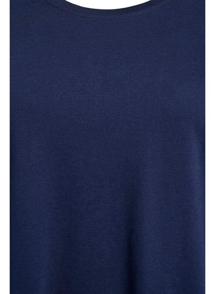 T-shirt imprim&eacute;, Bleu, Packshot image number 2