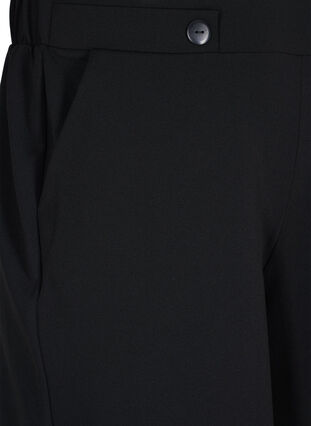 Korte broek met zakken en losse pasvorm, Black, Packshot image number 2