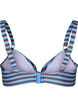 Soutien-gorge de bikini imprimé à armatures, Bleu Clair, Packshot image number 1