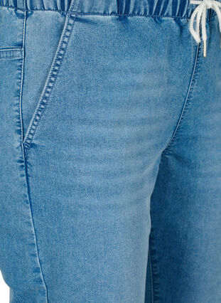 Pantalon de jogging en denim avec des poches, Light Blue Denim, Packshot image number 2