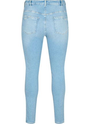Amy jeans met hoge taille en super slanke pasvorm, Light blue, Packshot image number 1