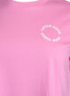 T-shirt en coton biologique avec motif d'agrumes, Rose, Packshot image number 2