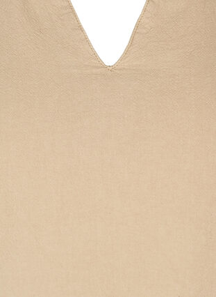 V-neck cotton dress, Nomad, Packshot image number 2