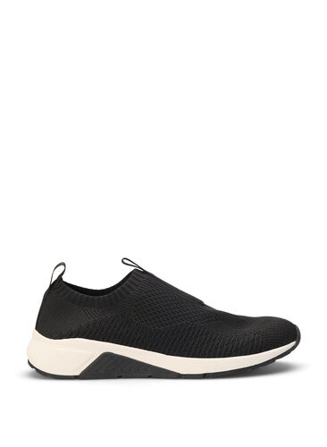 Slip-on sneaker met wijde pasvorm, Black, Packshot image number 0