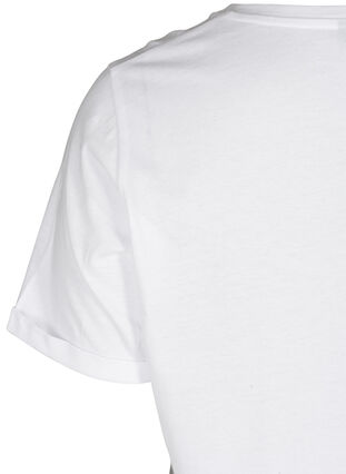 T-shirt manches courtes avec motifs, Bright White, Packshot image number 3