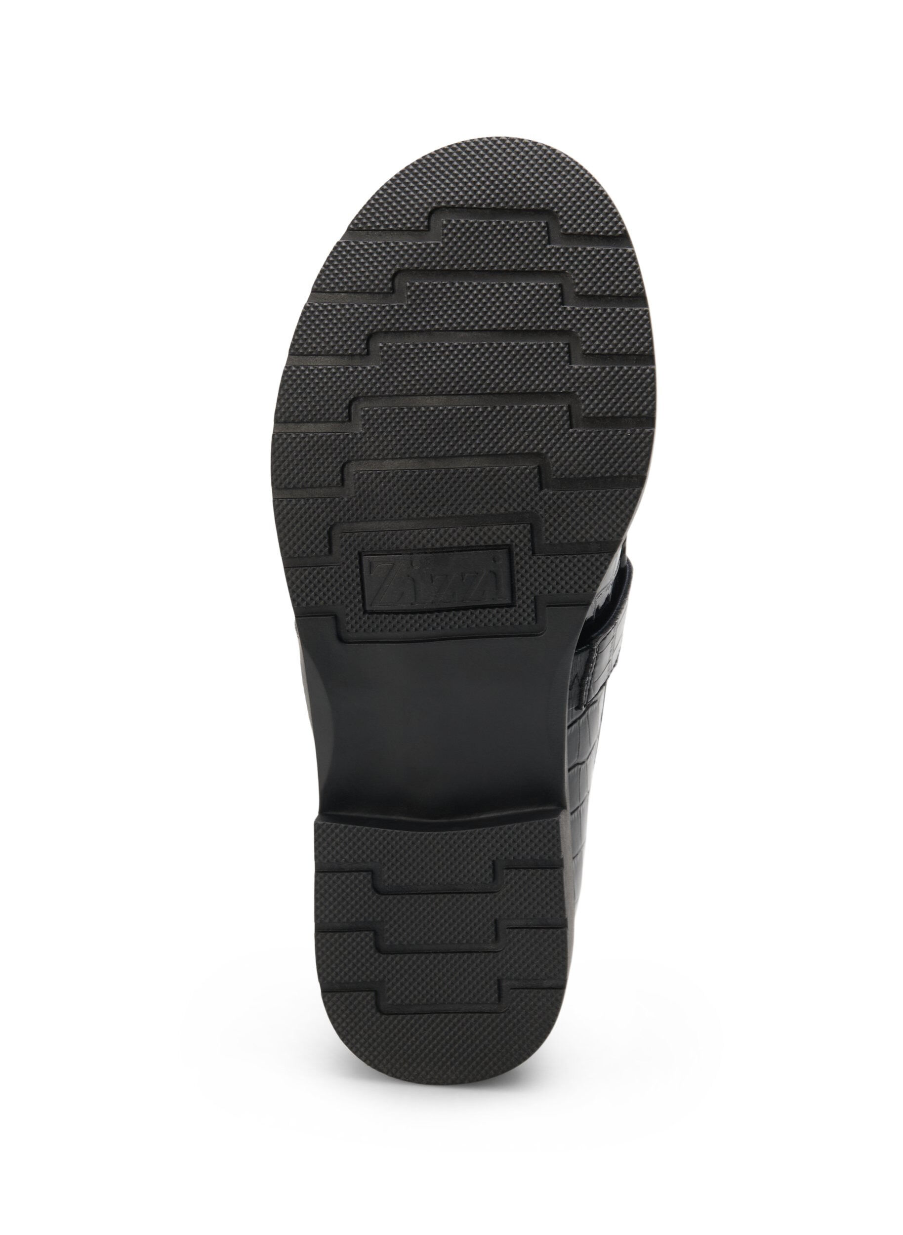 ZizziWijde croco loafers van leer, Black, Packshot image number 5
