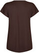 Lang trainings-T-shirt, Bruin, Packshot image number 1