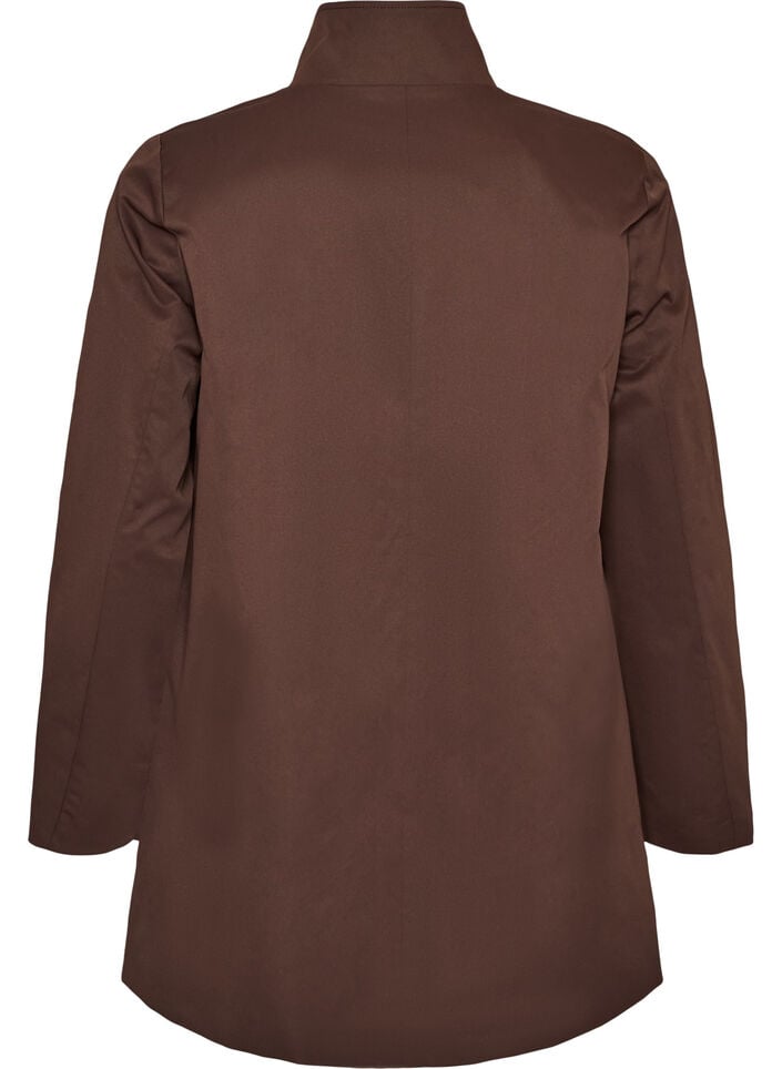 Veste de printemps hydrofuge avec coupe en A, Marron, Packshot image number 1