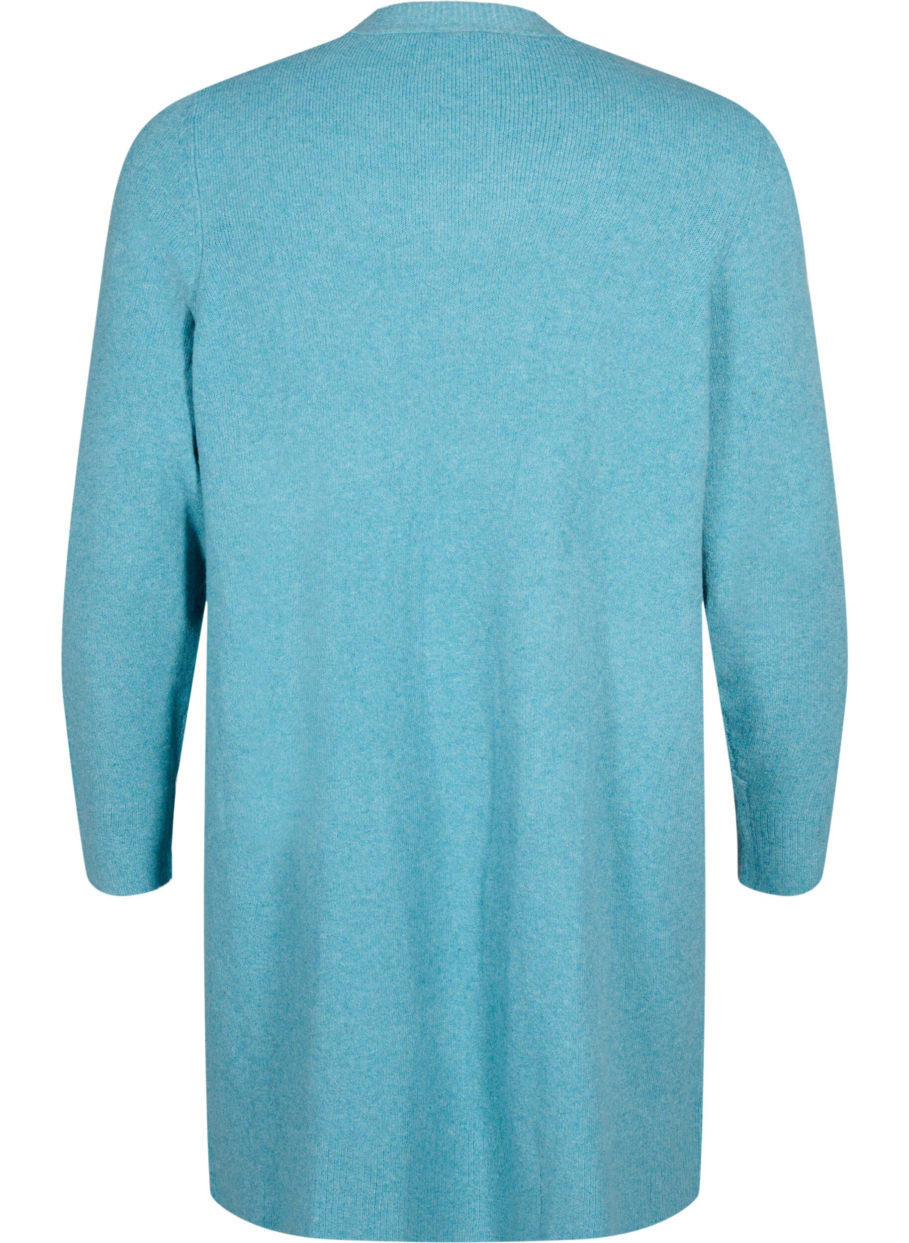 ZizziLang vest met open voorzijde, Reef Water Mel., Packshot image number 1