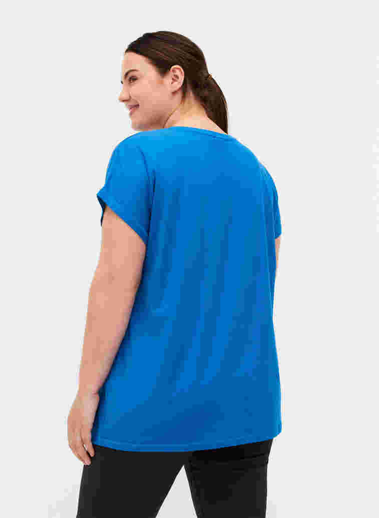 T-shirt basique, Daphne Blue, Model image number 1
