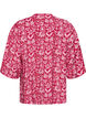 Kimono court en viscose avec manches 3/4, Rose, Packshot image number 1