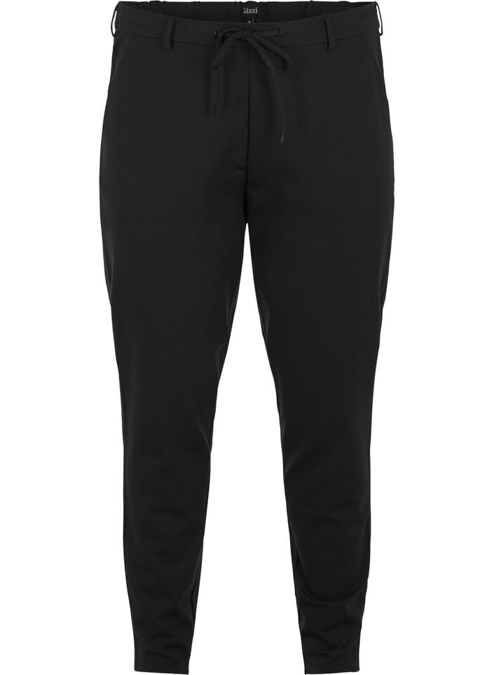 Cropped Maddison broek, Zwart, Packshot image number 0