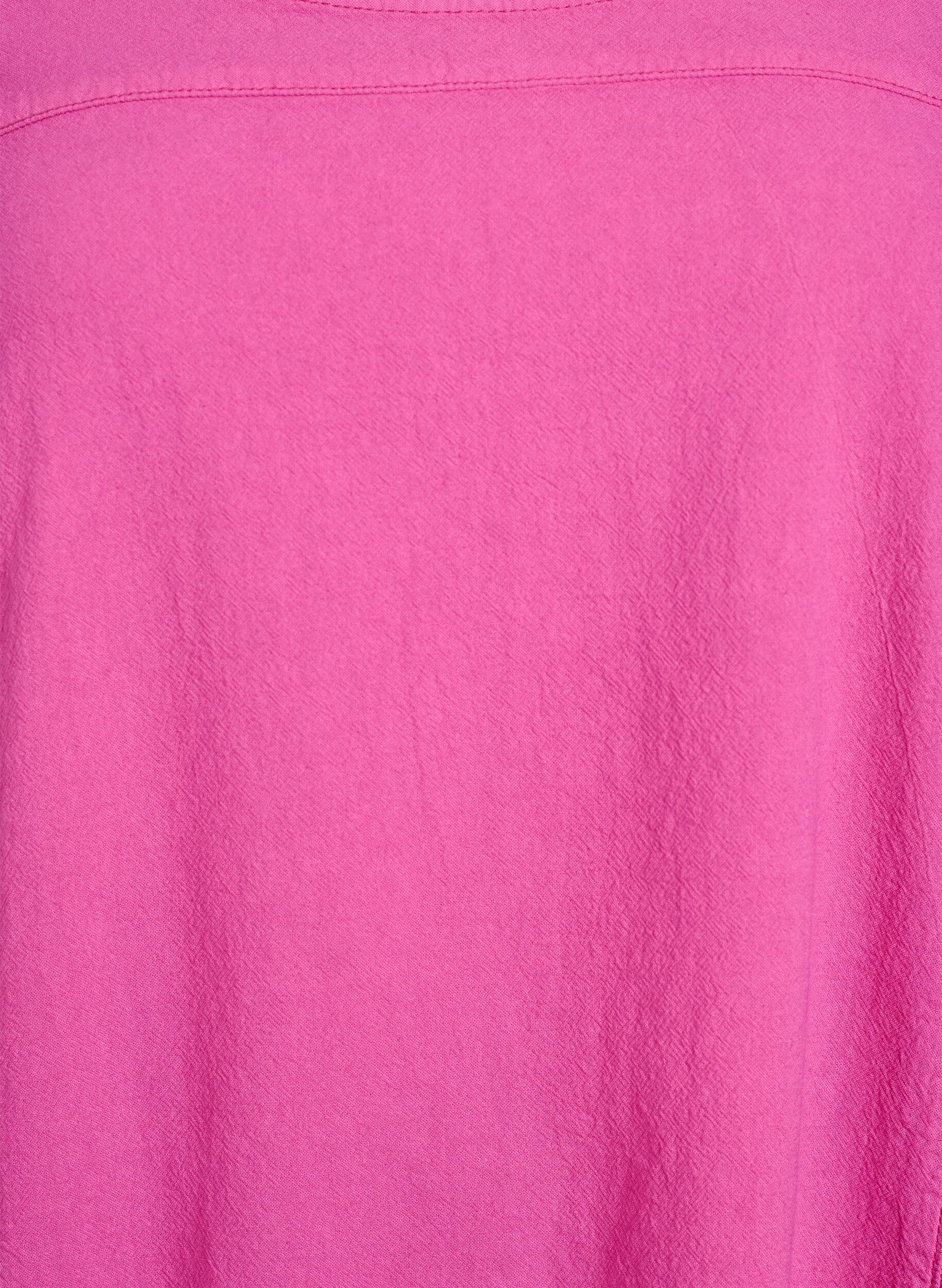 ZizziKatoenen jurk met korte mouwen, Roze, Packshot image number 2