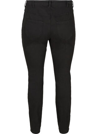 Extra slim fit Nille jeans met hoge taille, Black, Packshot image number 1
