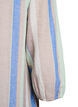 Robes courtes en lin et viscose &agrave; manches 3/4, Bleu, Packshot image number 3