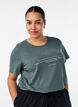 T-shirt met motief, Groen, Model image number 0