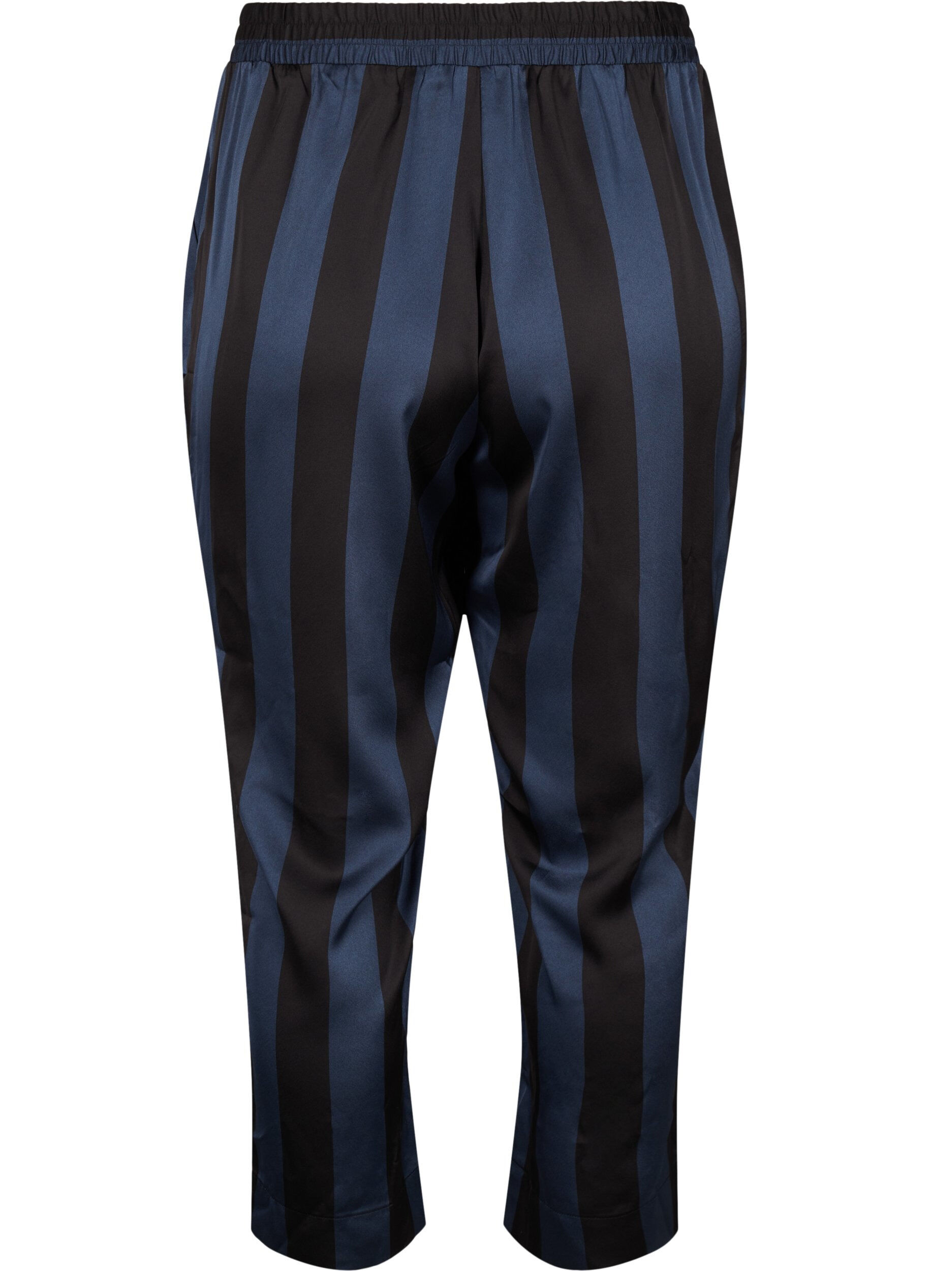 ZizziCropped broek met strepen, Blauw, Packshot image number 1