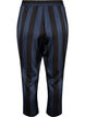 Cropped broek met strepen, Blauw, Packshot image number 1