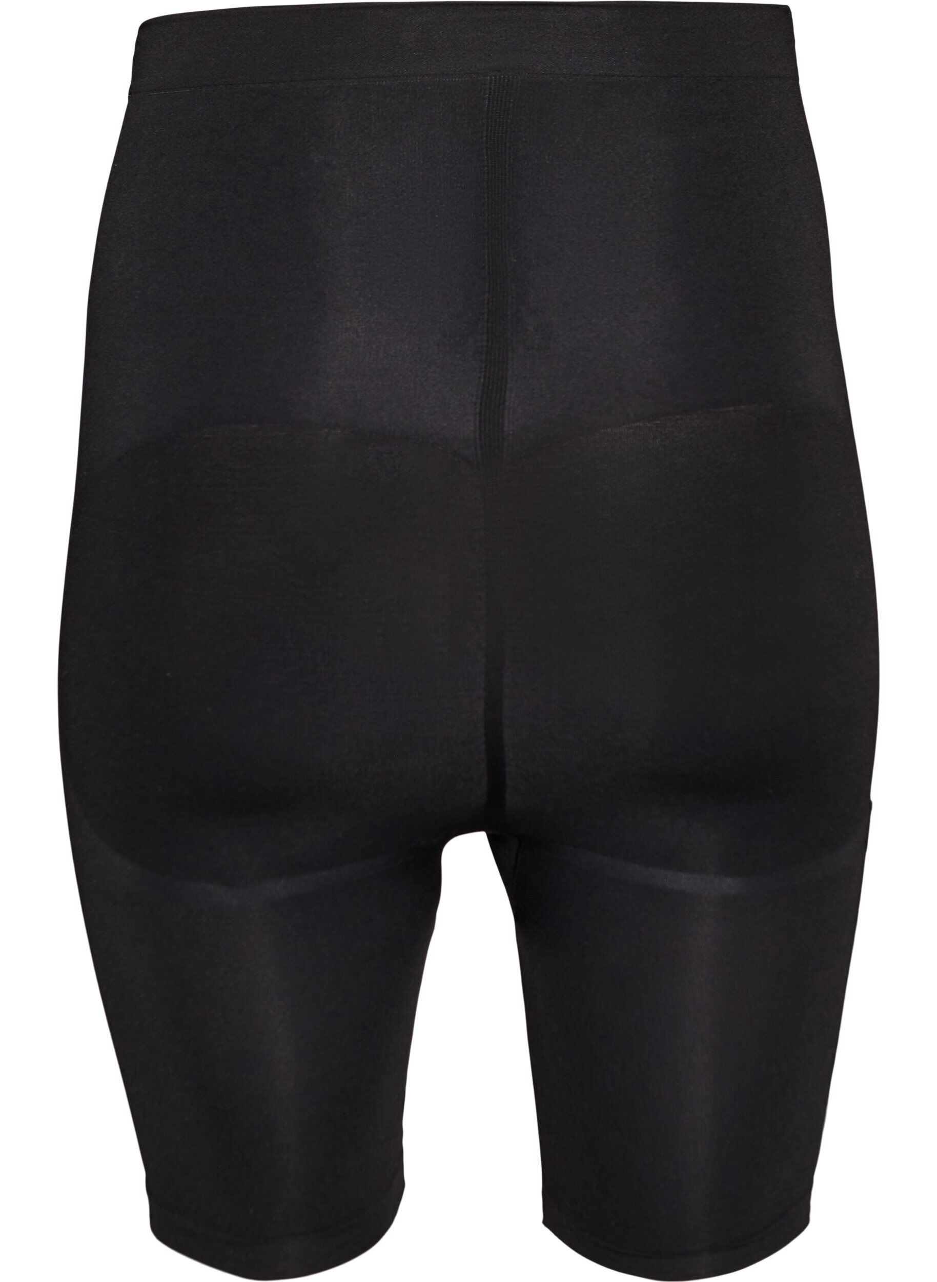 ZizziShapewear short met medium ondersteuning en een hoge taille, Zwart, Packshot image number 1