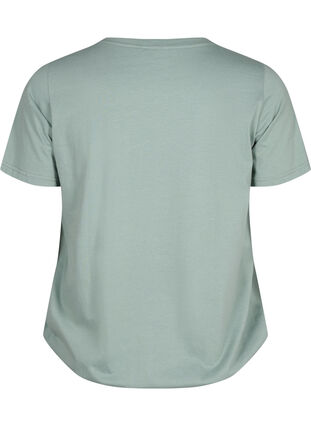 Katoenen t-shirt met korte mouwen en elastische rand, Chinois G. W. Live, Packshot image number 1