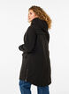 Veste softshell r&eacute;sistante &agrave; l'eau avec doublure matelass&eacute;e, Noir, Model image number 2