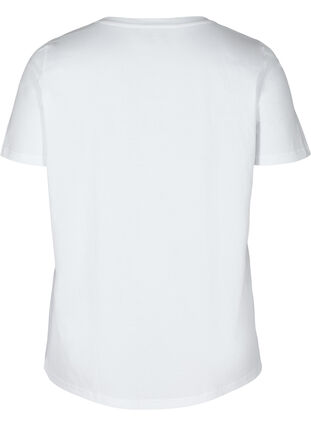 T-shirt met print, Br White BREATHE, Packshot image number 1