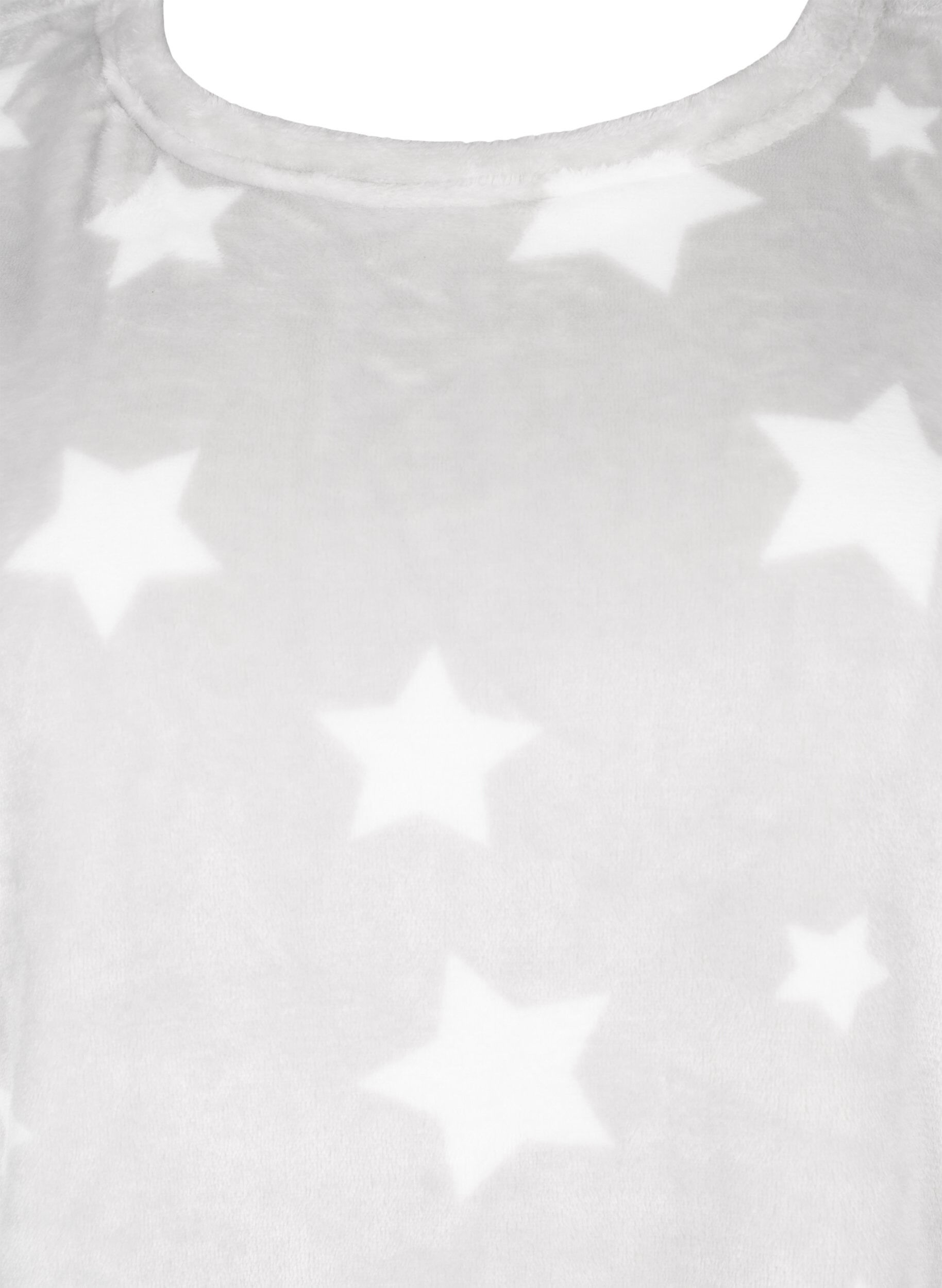 ZizziBlouse met lange mouwen en sterren, Grey Star, Packshot image number 2