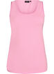 Haut Basic uni en coton, Rose, Packshot image number 0