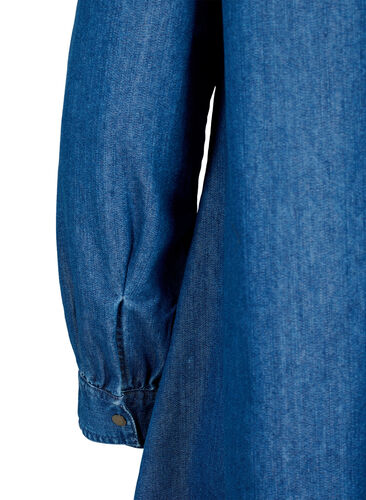 Robe en jean à manches longues, Blue denim, Packshot image number 3