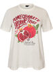 Katoenen T-shirt met print, Wit, Packshot image number 0