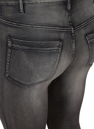 Super slim Amy jeans met hoge taille, Dark Grey Denim, Packshot image number 3