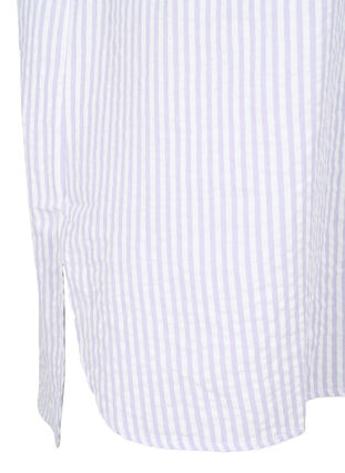 Chemise rayée avec poches de poitrine, White/LavenderStripe, Packshot image number 2