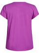 Effen gekleurd trainingsshirt, Paars, Packshot image number 1