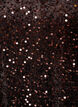 Robe courte en sequins &agrave; coupe trap&egrave;ze, Marron, Packshot image number 2