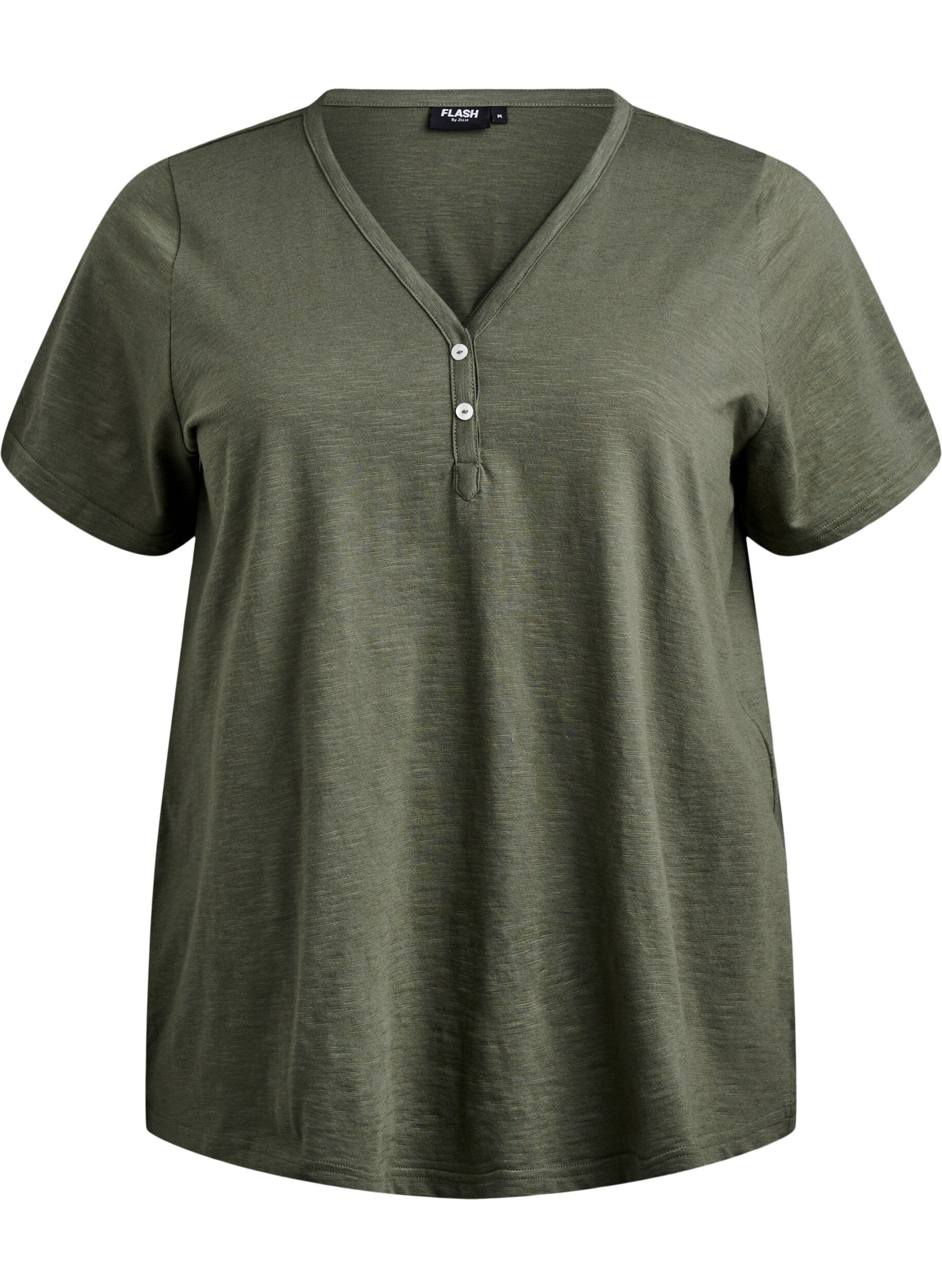 FLASH - T-shirt dot&eacute; de boutons