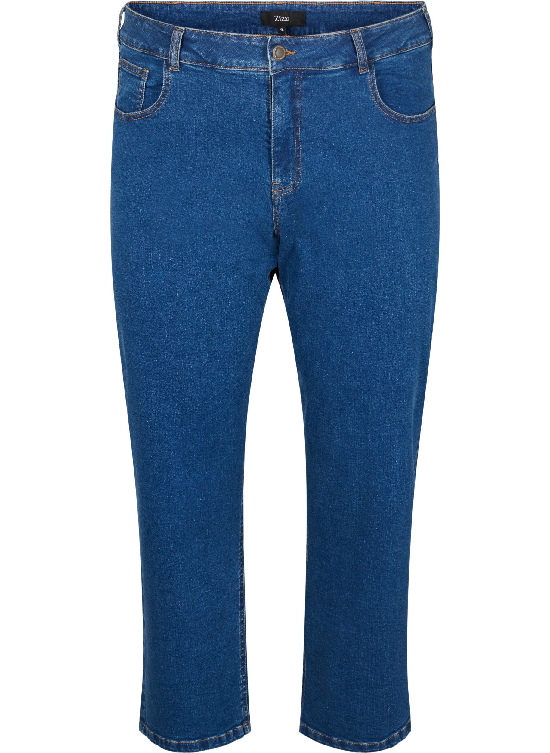 Gecropte Vera jeans met een straight-fit