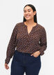 FLASH - Blouse met lange mouwen en print, Chicory Coffee AOP, Model image number 0