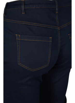 Slim fit Emily jeans met normale taille, Unwashed, Packshot image number 3