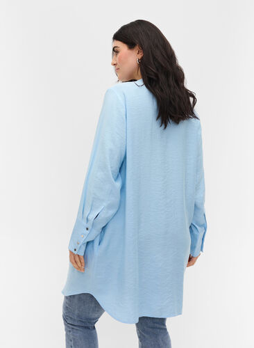 Robe chemise à manches longues en viscose, Dutch Canal, Model image number 1