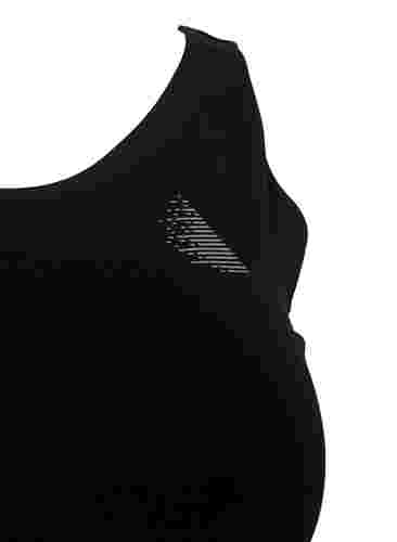 Soutien-gorge de sport avec découpe, Black, Packshot image number 2