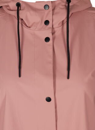Manteau de pluie avec capuche et poches, Ash Rose, Packshot image number 2