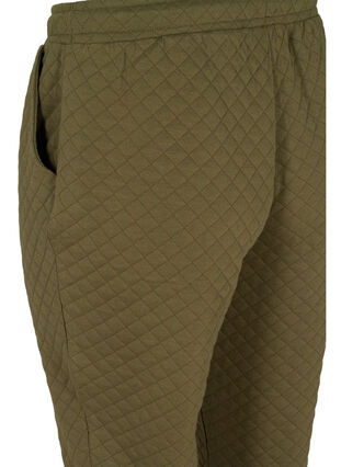 Gedessineerde broek met trekkoord en zakken, Ivy Green, Packshot image number 3