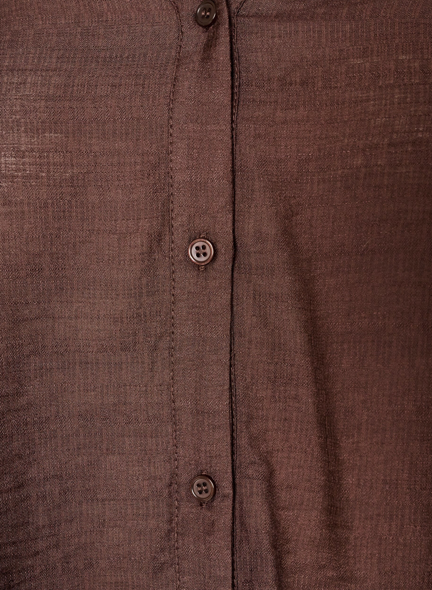 ZizziChemise en viscose avec manches brod&eacute;es, Marron, Packshot image number 2