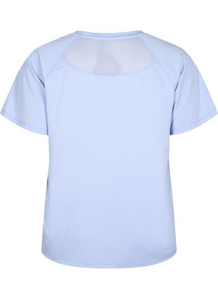 T-shirt d'entraînement avec dos en mailles, Zen Blue, Packshot image number 1