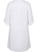Robe en coton à manches 3/4, Bright White, Packshot image number 1
