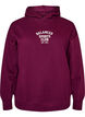 Sweat &agrave; capuche avec imprim&eacute; poitrine, Violet, Packshot image number 0