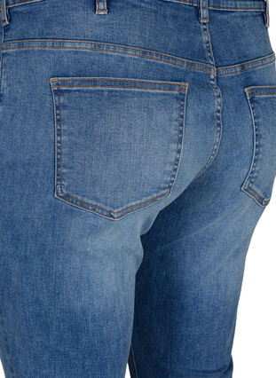 Sanna jeans met superslanke pasvorm en knoopsluiting, Blue denim, Packshot image number 3