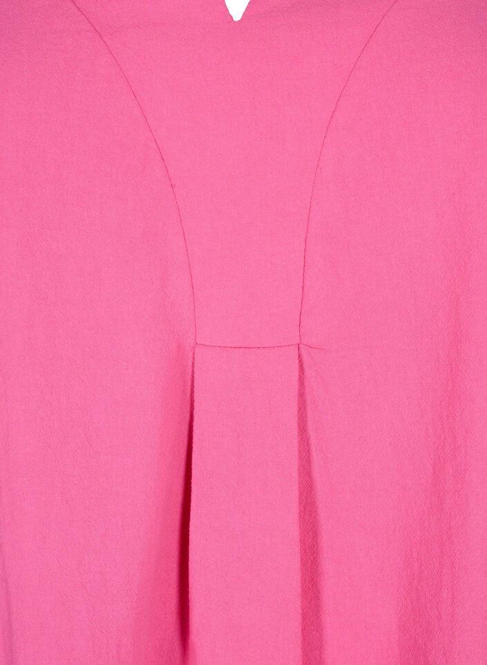 FLASH - Blouse en coton &agrave; manches mi-longues, Raspberry Rose, Packshot image number 2